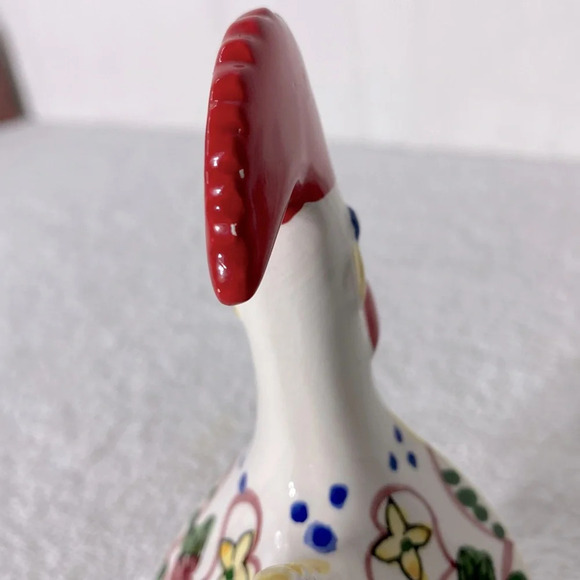 Vintage Ceramic Rooster Figurine - Picture 7 of 13